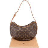 Louis Vuitton Canvas Monogram Croissant MM Shoulder Bag