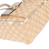 Gucci GG Monogram Abbey Double Pocket Handbag