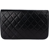 Chanel Quilted Lambskin 24K Gold Single Flap Shoulder Bag