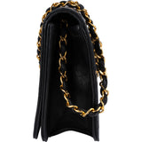 Chanel Quilted Lambskin 24K Gold Single Flap Shoulder Bag