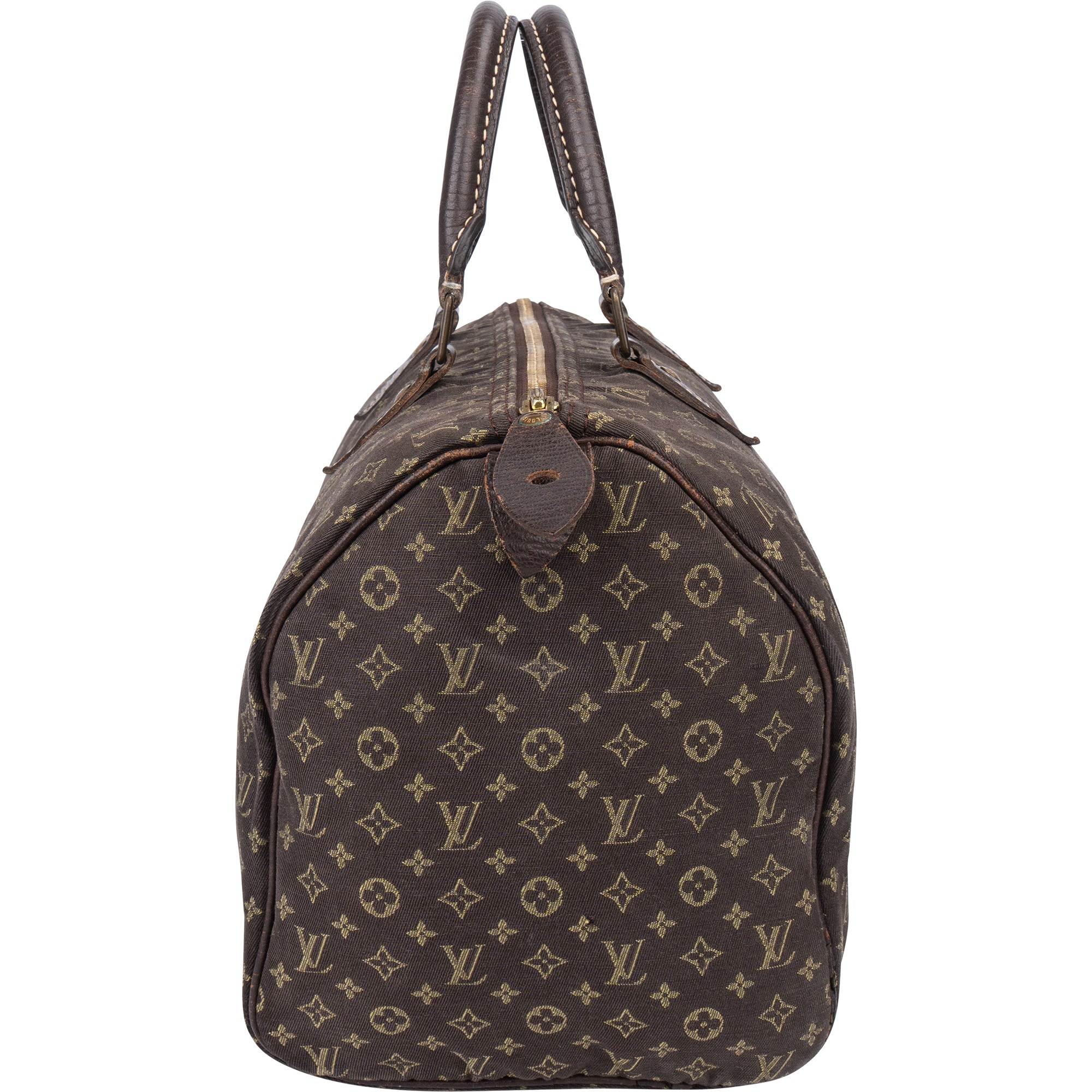 Louis Vuitton Mini Lin Monogram Speedy 30 Handbag - vintageandkickz