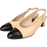 Chanel Bicolor Leather Pumps (36,5)
