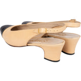 Chanel Bicolor Leather Pumps (36,5)