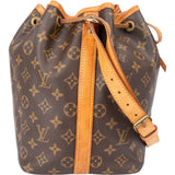 Louis Vuitton Canvas Monogram Sac Noe Petit Shoulder Bag