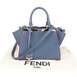 Fendi Blue Leather 3Jours Handbag