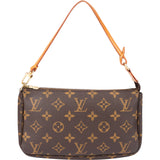 Louis Vuitton Canvas Monogram Pochette Accessoire Handbag