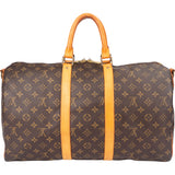 Louis Vuitton Canvas Monogram Keepall 45 Bandouliere