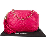 Chanel Quilted Lambskin CC Camera Crossbody Bag
