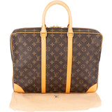 Louis Vuitton Canvas Monogram Porte Documents Handbag