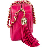 Chanel Quilted Lambskin CC Camera Crossbody Bag