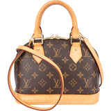 Louis Vuitton Canvas Monogram Alma BB Handbag