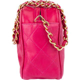 Chanel Quilted Lambskin CC Camera Crossbody Bag