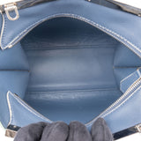 Fendi Blue Leather 3Jours Handbag