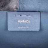 Fendi Blue Leather 3Jours Handbag