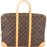 Louis Vuitton Canvas Monogram Porte Documents Handbag