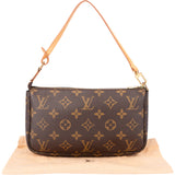 Louis Vuitton Canvas Monogram Pochette Accessoire Handbag