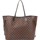 Louis Vuitton Damier Ebene Monogram Neverfull GM Shopper Handbag