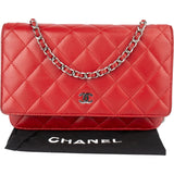Chanel Quilted Lambskin Wallet On Chain Crossbody Bag
