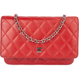 Chanel Quilted Lambskin Wallet On Chain Crossbody Bag