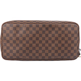 Louis Vuitton Damier Ebene Monogram Neverfull GM Shopper Handbag