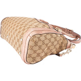 Gucci GG Monogram Braided Bamboo Handbag