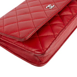 Chanel Quilted Lambskin Wallet On Chain Crossbody Bag