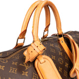 Louis Vuitton Canvas Monogram Keepall 50 Bandouliere
