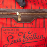 Louis Vuitton Damier Ebene Monogram Neverfull GM Shopper Handbag