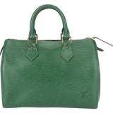 Louis Vuitton Vert Epi Leather Speedy 25 Handbag