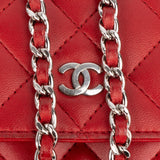 Chanel Quilted Lambskin Wallet On Chain Crossbody Bag
