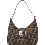 Fendi FF Monogram Baguette Buckle Shoulder Bag