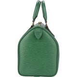 Louis Vuitton Vert Epi Leather Speedy 25 Handbag