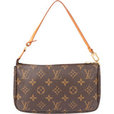 Louis Vuitton Canvas Monogram Pochette Accessoire Handbag