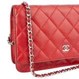 Chanel Quilted Lambskin Wallet On Chain Crossbody Bag