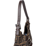 Fendi FF Monogram Baguette Buckle Shoulder Bag