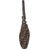 Fendi FF Monogram Baguette Buckle Shoulder Bag