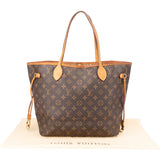 Louis Vuitton Canvas Monogram Neverfull MM Shopper Handbag