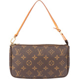 Louis Vuitton Canvas Monogram Pochette Accessoire Handbag
