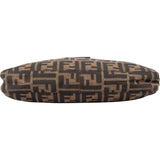 Fendi FF Monogram Baguette Buckle Shoulder Bag