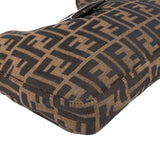 Fendi FF Monogram Baguette Buckle Shoulder Bag