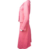 Chanel Pink Shimmering Gold Tweed Costume Set (DE34 & DE40 / FR36 & FR42)