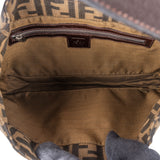 Fendi FF Monogram Baguette Buckle Shoulder Bag