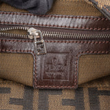 Fendi FF Monogram Baguette Buckle Shoulder Bag