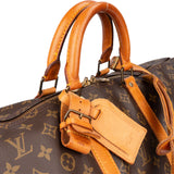 Louis Vuitton Canvas Monogram Keepall 55 Bandouliere