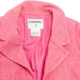 Chanel Pink Shimmering Gold Tweed Costume Set (DE34 & DE40 / FR36 & FR42)