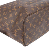 Louis Vuitton Canvas Monogram Neverfull MM Shopper Handbag
