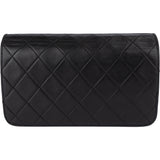Chanel Quilted Lambskin 24K Gold Single Flap Shoulder Bag