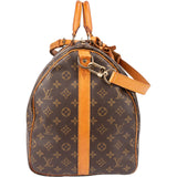 Louis Vuitton Canvas Monogram Keepall 55 Bandouliere