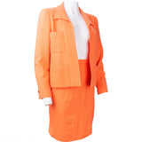 Chanel Orange Corporal Tweed Costume Set (DE38 / FR40)