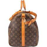 Louis Vuitton Canvas Monogram Keepall 55 Bandouliere